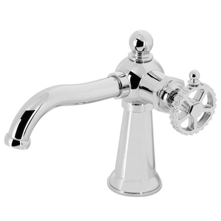 Kingston Brass Single-Handle Bathroom Faucet with Push Pop-Up, Polished Chrome KS3541CG